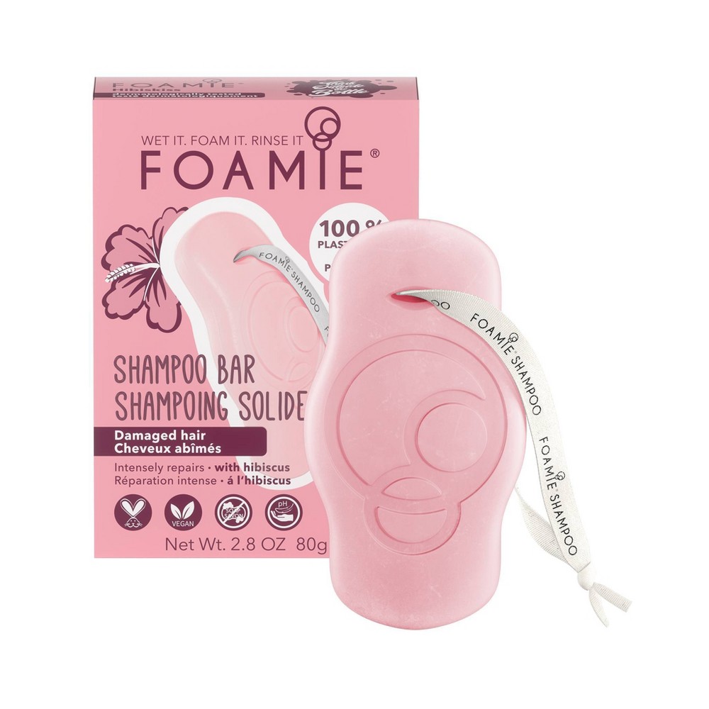 Foamie Solid Shampoo Bar Hibisikiss - 2.8oz