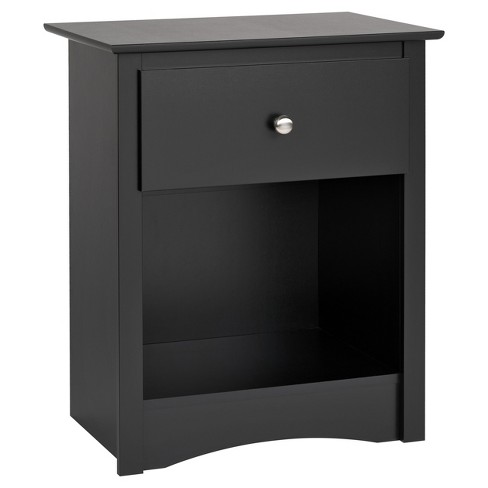 Sonoma 2-drawer Nightstand Black - Prepac : Target