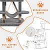 66" Multi-Level Cat Tree w/Sisal Scratching Posts, Condos, Hammock & Perch – Durable Tower for Multiple Cats - 3 of 4