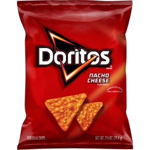 Image of Doritos Nacho Cheese Tortilla Chips - 2.625oz