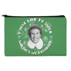 Elf Movie I Just Like To Smile Makeup Cosmetic Bag Organizer Pouch - 1 of 4