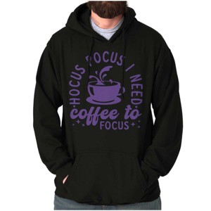 Hocus Pocus I Need Coffee to Focus Hoodie Sweatshirt Women Men Brisco Brands - 1 of 4