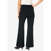 Woman Within Women's Plus Size Secret Solutions Tummy Taming Wide-Leg Knit Pant - image 3 of 4