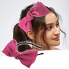 Unique Bargains Women's Fashion Satin Bow Knot Headband 0.31 Inch Wide 1 Pc - 2 of 4