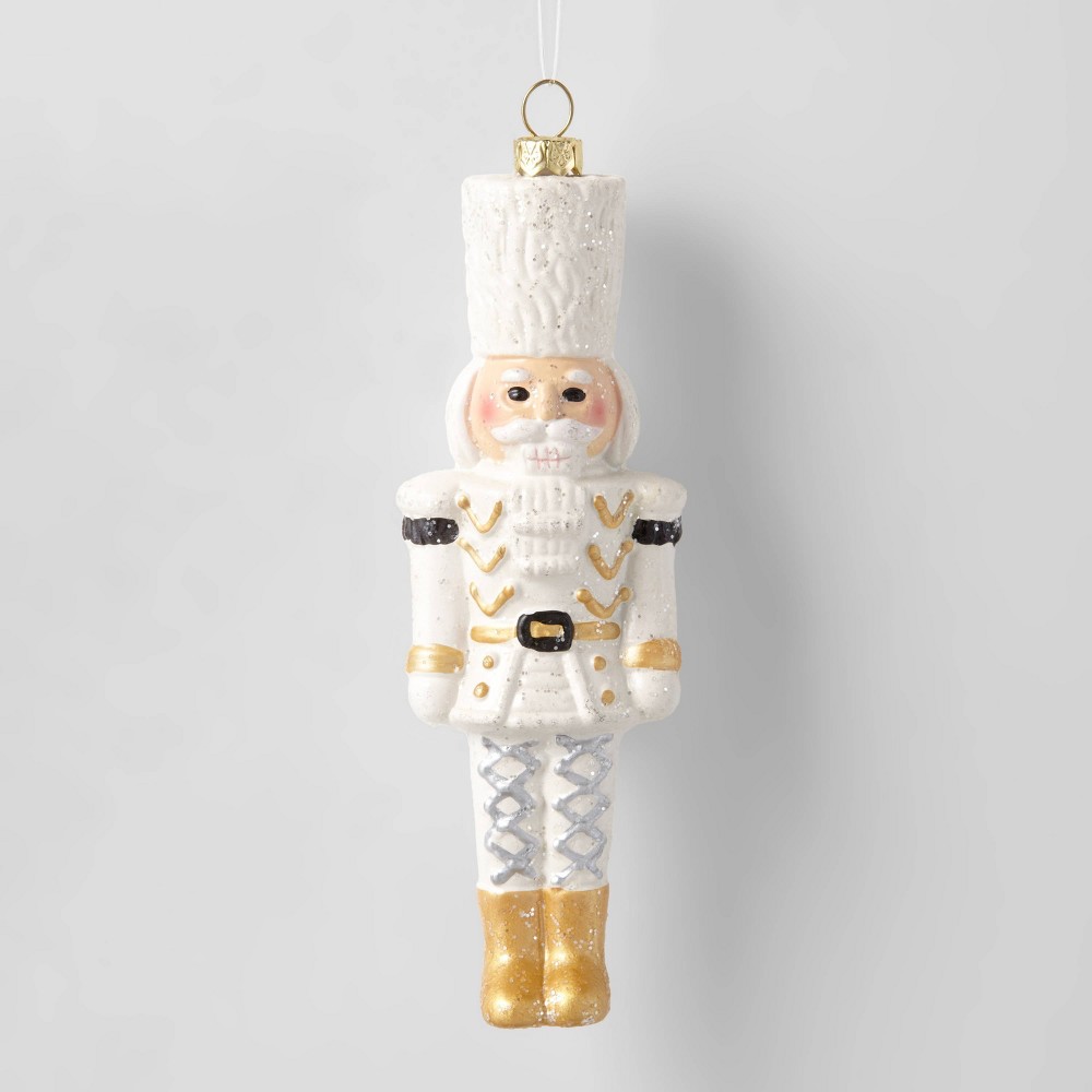 Plastic Nutcracker with Gold Belt Christmas Tree Ornament - Wondershop