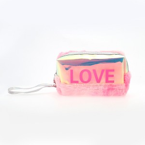 Unique Bargains Women's Portable LOVE Makeup Bag 1 Pc - 1 of 3