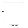 Beistle Plastic  Blank  Yard Sign, 19" x 19", (1/Pkg) Multicolored - 4 of 4