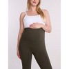 Women's Roll Over Waistband Flare Legging | Motherhood Maternity - 4 of 4