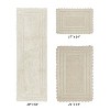 Lilly Crochet Collection 100% Cotton Tufted Reversible 3-Piece Bath Rug Set – Super Absorbent, Machine Washable Bathroom Mats with Crochet Pattern - 2 of 4