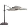 Sonkuki 11Ft Double Top Aluminum Cantilever Patio Umbrella with Base for Patio Deck Garden - 2 of 4