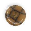 Dritz 23mm Recycled Polyester Round Buttons Medium Brown: Sew On Button Set, 6 Pieces, Plastic Fasteners - 4 of 4