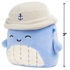 Squishmallows Original 5" Samir The Blue Whale W Navy Anchor Bucket Hat-Officially Licensed 2025 Jazwares Mini Sailor Plush-Collectible Stuffed Animal - 2 of 4