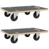 vidaXL Transport Trolleys 2 pcs Rectangular 23.6"x15.7"x4.5" 551.2 lb - 2 of 4