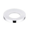 Aquaterior 3" Nickel Mounting Ring Spacer For Glass Vessel Sink Drain Home Spa Bathroom Mount Support Off-white - 2 of 4