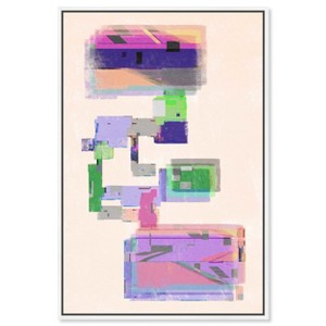 Art Remedy Dreaming of a dream Modern Color Block Abstract Wall Art Framed - 1 of 4