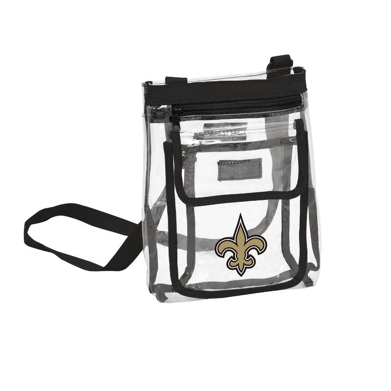 NFL New Orleans Saints Clear Gameday Crossbody Bag, 1 of 2