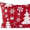 Greenland Home Fashions 2404AKS Peppermint Party King Pillow Sham, 20x36Inch - 4 of 4
