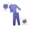 Ola! Otter Full Sleeve Nightsuit – Fuzzy Fishes Blue | Cozy Baby & Toddler Sleepwear| Comfortable Nightwear | Soft Pajama Set - 2 of 4