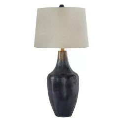 Evania Metal Table Lamp Indigo - Signature Design by Ashley