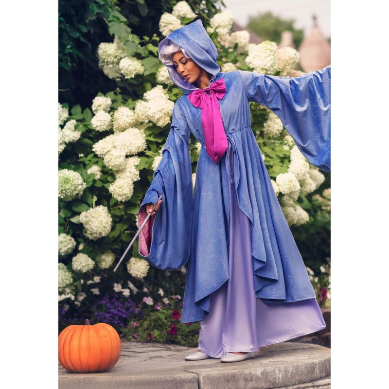 HalloweenCostumes.com Cinderella Adult Premium Fairy Godmother Costume., 3 of 9