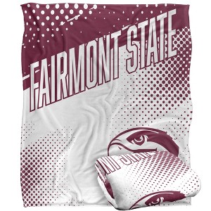Fairmont State University Fan Zone Silky Touch Super Soft Throw Blanket 50x60 - 1 of 4