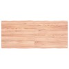 vidaXL Table Top Light Brown 55.1"x23.6"x(0.8"-1.6") Treated Solid Wood Live Edge - 2 of 4