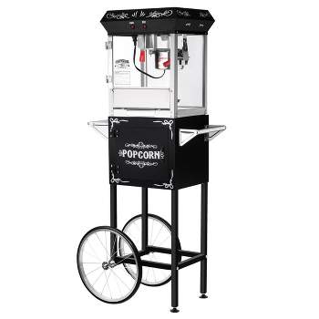 Great Northern Popcorn 6 oz. Foundation Popcorn Machine With Cart - Black
