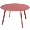 GRANDPATIO 27.5 '' Outdoor Round Steel Coffee Table - 2 of 4