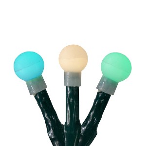 J. Hofert Co 200 Multicolor LED G10 Berry Christmas Lights - 16.5 ft Green Wire - 1 of 2