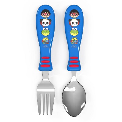 Ryan's World 2pc Stainless Steel Silverware Set - Zak Designs