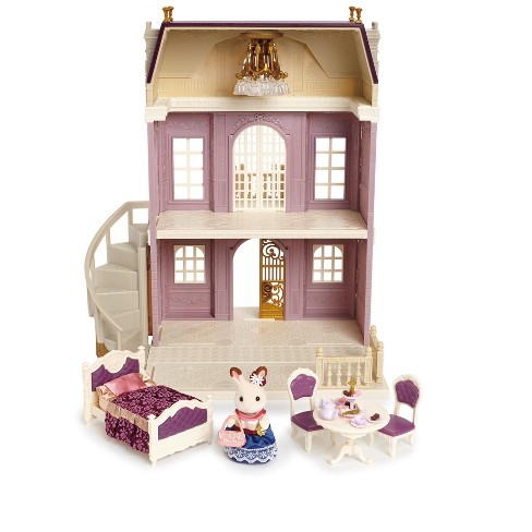 Calico Critters Town Series Elegant Town Manor Gift Set, Dollhouse