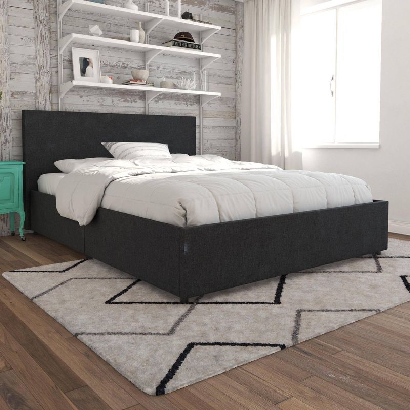 Kelly Upholstered Bed with Storage - Novogratz, 4 of 12