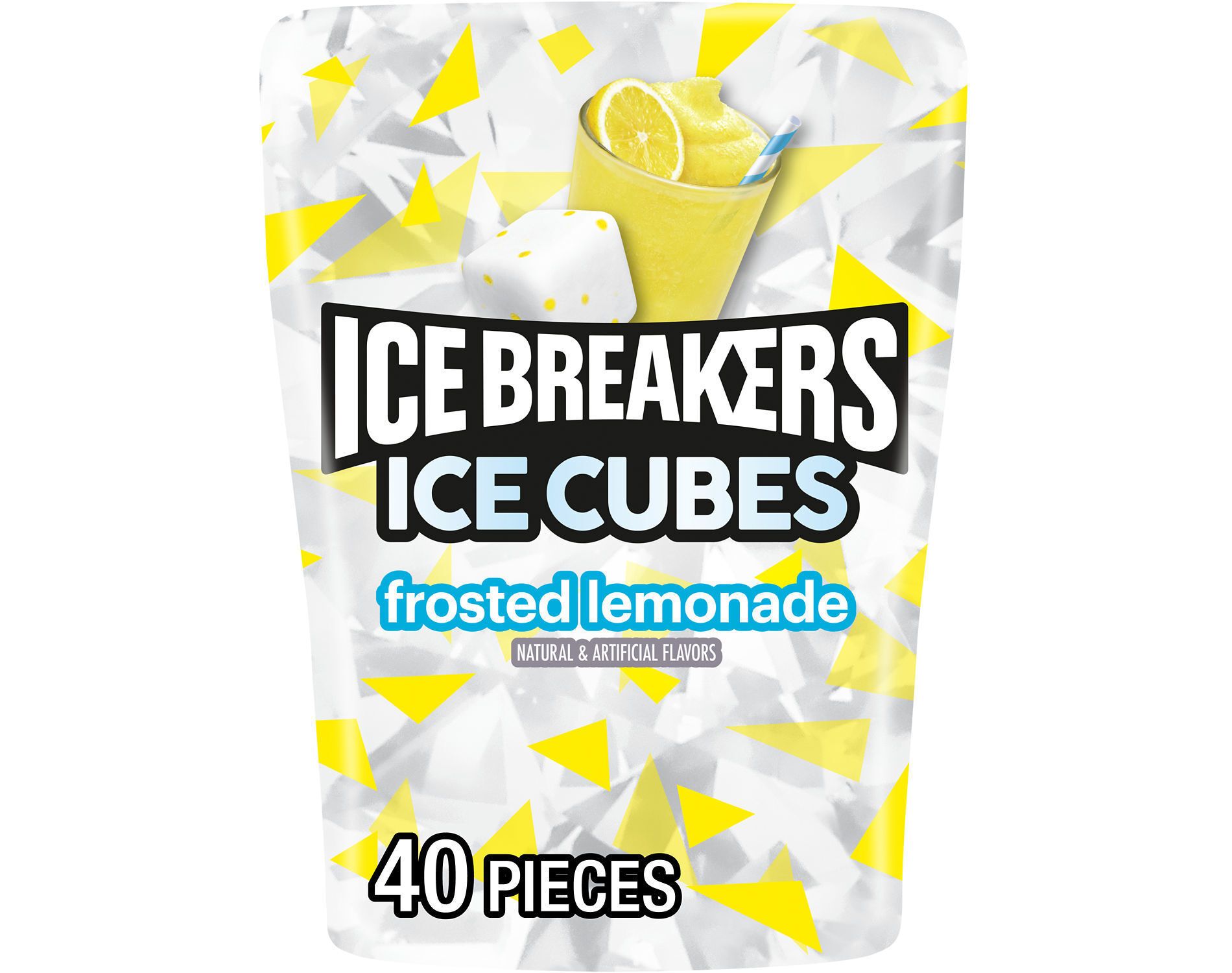 Ice Breakers Ice Cubes Frosted Lemonade Chewing Gum - 3.24oz