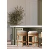 Maven Lane Pullman Backless Swivel Vegan Leather Counter Height Bar Stool - 3 of 4