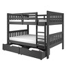 Donco Kids Full/Full Mission Bunk Bed With Dual Underbed Drawers Dark Grey Finish - 4 of 4