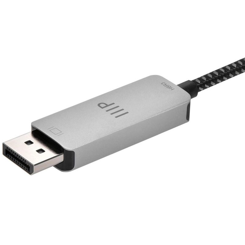 Monoprice USB-C to DP Cable - 6 Feet | 8K@60Hz, 2K@240Hz, Compatible with MacBook Pro/Air, iPad Pro, USB-C Port Android, Laptops, Tablet, Phones, 2 of 7
