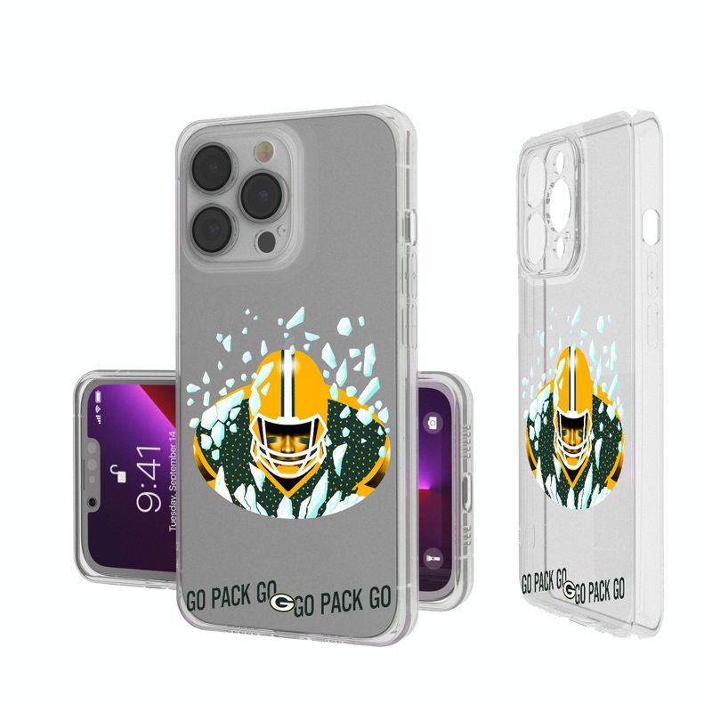 Keyscaper Green Bay Packers 2024 Illustrated Limited Edition Clear Phone Case, 1 of 7