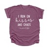 Simply Sage Market I Run On Kisses And Chaos Garment Dyed Tee - 2 of 4