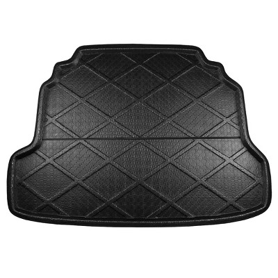 X AUTOHAUX Black Car Rear Trunk Floor Mat Cargo Boot Liner Carpet Tray for Hyundai Elantra 2007-2011