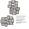12-Photo Picture Frame Collage - Multi-Picture Wall-Mounted Display Gallery with 12 Openings for 4x6-Inch Photos or Pictures by Lavish Home (Black) - 3 of 4