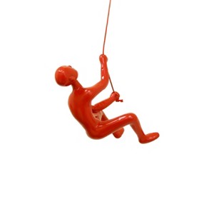 Climbing Man Classic Wall-Art Sculpture - 1 of 4