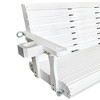 Fortune Candy Wooden Porch Swing 2-Seater/3-Seater for Outdoor Patio Garden Yard (5 ft.) - 4 of 4