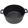 SEVOBAL Grill Cookware 2 in 1 Dutch Oven with Skillet Lid for Versatile Outdoor Cooking Use Area, Black, 12.5"*10.2"*6.2" - 3 of 4