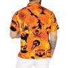 LA LEELA Mens Hawaiian Shirts Short Sleeve Button Down Shirt Men's Halloween Costumes Shirt Summer Beach Casual Shirts for Men Funny - 2 of 4