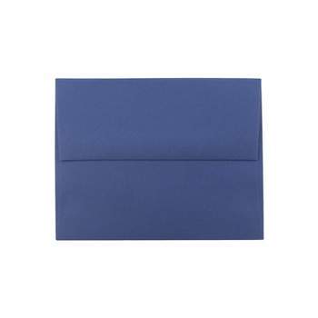 JAM Paper A2 Invitation Envelopes 4.375 x 5.75 Presidential Blue 25/Pack 563913396