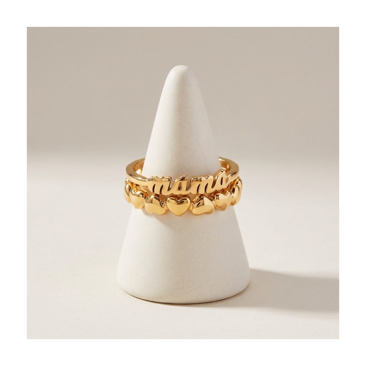 Alex and Ani Mama Ring Set of 2 - thumbnail 4