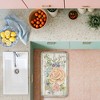 Stupell Industries Rose Succulent Bouquet Printed Anti-Fatigue Floor Mat, design by Susan Winget, 30"x18" - 3 of 4