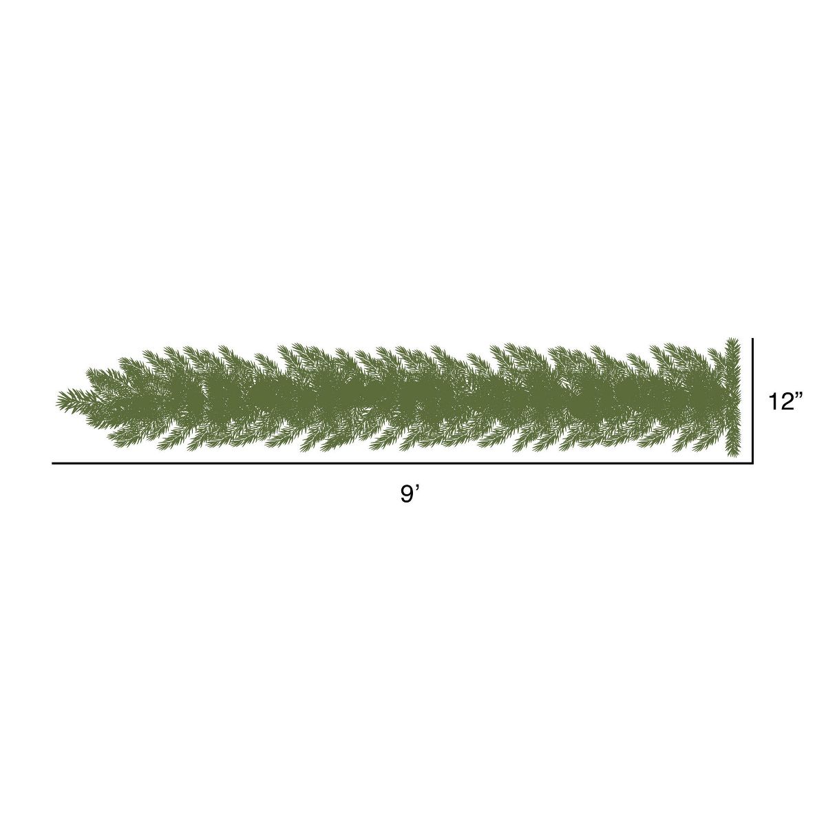 Vickerman Artificial Dakota Pine Garland - thumbnail 3