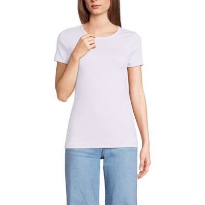 Lands' End Women's Cotton Rib T-shirt