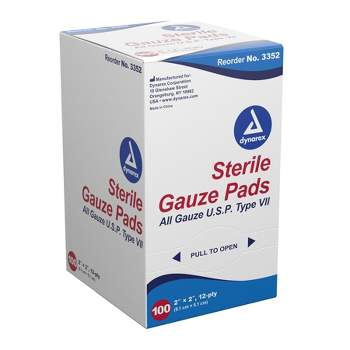 Dynarex Sterile Gauze Pads, Absorbent Wound Dressings